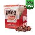 Produktbild: Wild West Beef Jerky Original 12x 60g Rind Trockenfleisch (62,36 EUR/kg)