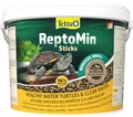 Produktbild: Tetra ReptoMin Sticks Schildkröten-Futter - ausgewogenes Hauptfutter für ausgewachsene Wasserschildkröten, 10 L Eimer