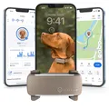 Produktbild: Tractive GPS Tracker Hund | 2025 Edition | Live-Ortung | Weglaufalarm | Aktivitätstracking | Gesundheitswarnungen | Bellverhalten | Empfohlen von Martin Rütter (Braun)