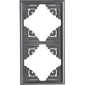 Produktbild: Kopp - Abdeckrahmen 2-fach Malta, silber-anthrazit, 309215068