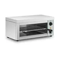 Produktbild: Royal Catering Salamander Grill Überbackgerät (230 V, 2000 W, E.G.O. Thermostat 50–250 °C, Auffangbehälter, Timer, Grillrost, Edelstahl)