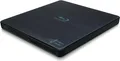 Produktbild: HLDS Hitachi-LG Slim Portable Blu-ray Brenner, Schwarz, Ablage, Tablets, Blu-Ray RW, USB 2.0, 60000 h