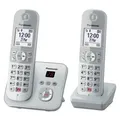Produktbild: Panasonic KX-TG6862GS - Schnurloses Digitaltelefon mit Anrufbeantworter - Silber