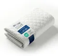 Produktbild: MSS Classic Matratzenbezug - 160 x 220 cm | Höhe 19 cm | Mikrofaser weiß | 4-Seiten-Reißverschluss | bis 60 °C waschbar