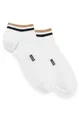 Produktbild: BOSS Sneakersocken 2P AS Uni stripe CC (Packung, 2er) mit geringeltem Abschluss