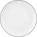 Produktbild: Seltmann Weiden Brotteller Lido Black Line, (1 St), Teller rund 17 cm