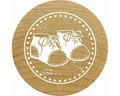 Produktbild: Rössler Stempel Stempel Woodies Babyschuhe