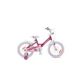 Produktbild: Byox Kinderfahrrad 18 Zoll Lovely, Stützräder, Klingel, Reflektoren, ab 5 Jahre