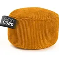 Produktbild: Lumaland Sitzsack-Hocker Pouf rund Cord 50l senfgelb - Gelb