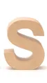 Produktbild: Glorex Papp-Buchstabe S 17,5 x 5,5 cm