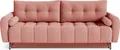 Produktbild: Schlafsofa Ohio Rosa (Castel 55) - Couch mit Schlaffunktion und Bettkasten, Wohnzimmermöbel, Schlafsofa, Bettsofa