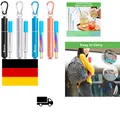 Produktbild: Edelstahl Teleskop Strohhalm | Verstellbar bis 23cm | Metallgehäuse