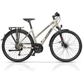 Produktbild: Airtracks Trekkingrad 28 Zoll Damen Trekking Fahrrad TRAVEL LADY Trekkingbike, 24 Gang Shimano Shimano Schaltwerk, Kettenschaltung, Beige - Rahmenhöhen 44cm 48 cm 52 cm » Modeljahr 2026 44 cm