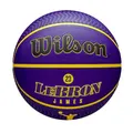 Produktbild: Wilson NBA Player ICON Outdoor BSKT Lebron New, Violett/Gelb, 7