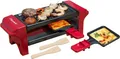 Produktbild: Bestron Raclette Mini Tischgrill Pfännchen Holzschaber 350W 1-2P