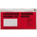 Produktbild: HEAD Dokumententasche  DIN lang Rot Lieferschein-Rechnung, mehrsprachig mit S...