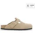 Produktbild: Birkenstock für Damen. 1030883 Leder-Clogs Boston (Schmale Passform) beige (40), Wohnung, Keine, Lässig