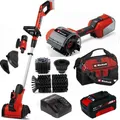 Produktbild: Einhell Set Picobella 215 + 90 Akkubürste 18V Akku 4.0 Ah Ladegerät Tasche Zubehör