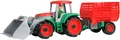 Produktbild: Lena® Spielzeug-Traktor TRUXX Traktor, mit Heuanhänger, inkl. Spielfigur, Made in Europe