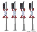 Produktbild: Viessmann 5057 Bahnübergang-Sicherung EBÜT 80 4 St. mit Elektronnik HO 1:87 NEU