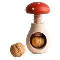 Produktbild: Creative Home Nussknacker Holz | Fliegenpilz-Form | 10 x 6 cm | Buchenholz
