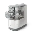 Produktbild: Philips Pastamaker – vollautomatisch, Wiegefunktion, 4 Formaufsätze, weiß/rauchgrau (HR2345/19)