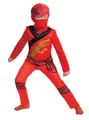 Produktbild: Metamorph Kostüm Lego Ninjago - Kai Basic Kostüm für Kinder, Einfaches aber effektives Ninja-Kostüm im Lego-Look