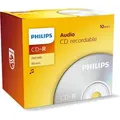 Produktbild: Philips CD-Rohlinge, 80Min, 700MB, Audio, Speed 40x (10 Disc)