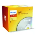 Produktbild: Philips CD-R Audio Rohlinge 700MB 80Min 10er Jewel Case für Musik OVP NEU