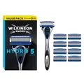 Produktbild: Wilkinson Sword Hydro 5 Skin Protection Rasierer, Kunststoffgriff, 5 Klingen, unisex, Normal, 1 Stück, Standard, Tasche, für Körperbehaarung und Gesichtsrasur
