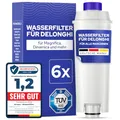 Produktbild: MILUX® 6x Wasserfilter für DeLonghi Magnifica S & Evo, Dinamica, Primadonna, Eletta Explore - passend für alle DeLonghi Maschinen