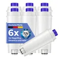 Produktbild: ® 6x Ersatz für DeLonghi Wasserfilter - passt zu DeLonghi Magnifica Dinamica ...