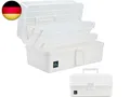 Produktbild: Creahaus 33cm 3-Regal Mehrzweck-Aufbewahrungsbox, Sortierbox, Organizer Box,