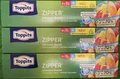 Produktbild: 3x Toppits Zipper Allzweckbeutel 3L mit Reißverschluss (3x8 Stück) Versand0€