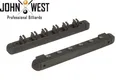 Produktbild: John West Billardqueue John West Billard Queue Wandhalterung für 6 Queues schwarz, (1-tlg)