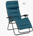 Produktbild: Lafuma Relax Liegestuhl XL RSX Clip Air Comfort coral blau NEUHEIT