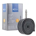 Produktbild: Schwalbe Schlauch Nr. 19 – Fahrradschlauch 27,5/28/29 Zoll (ETRTO 40/62-584/635) – Ventil DV 40mm – Standard Butylschlauch – Schlauch für Fahrrad