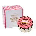 Produktbild: Thoughtfully Pets Hunde Geburtstag Keks-Kuchen - Erdnussbutter-Geschmack - Happy Birthday Kuchen für Hunde - Geburtstagskuchen mit Zuckerguss und Streusel dekoriert - Pink, ca. 15 cm
