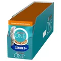 Produktbild: PURINA ONE Senior 7+ Katzenfutter Huhn und grüne Bohnen 52x85g Nassfutter