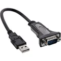 Produktbild: InLine® USB 2.0 zu Seriell Adapterkabel USB A an 9pol Sub D Stecker 25cm