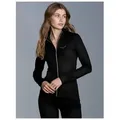 Produktbild: Trigema Sweatjacke TRIGEMA Jacke veredelt mit Kristallsteinen (1-tlg) schwarz S (36)
