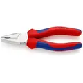 Produktbild: KNIPEX 03 05 160 SB Kombizange mit Mehrkomponenten-Hüllen verchromt 160 mm