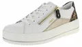 Produktbild: Remonte Sneaker - Weiß / Gold Glattleder : 40 : Normal Größe: 40 Weite: Normal