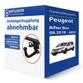 Produktbild: Brink Anhängerkupplung abnehmbar für PEUGEOT Rifter Bus Typ K9 AHK NEU