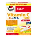 Produktbild: DOPPELHERZ Vitamin C 1000+D3+Zink DIRECT Pellets 40 St.