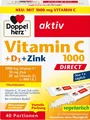 Produktbild: Doppelherz Vitamin C D3 Zink Direktpulver Immunsystem Stärkung 1000 mg 3 Stk