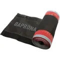 Produktbild: Firstband Alu 5m, Firstrolle, Gratband, Rollfirst, Dachabdichtung, Dachbelüftungsband - Schwarz, 1 Rolle - 180mm - Daprona