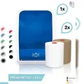 Produktbild: Blanc HYGIENIC SET: Handtuchrollenspender SENSOR, berührungslos, Blanc Cosmos  + 1Rolle PREMIUM TAD +1Rolle ECO Natural -PRODUKTSET