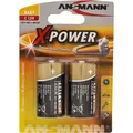 Produktbild: ANSMANN® 5015623 Alkaline Batterie Baby C, X-Power, 7500mAh, 2er-Pack