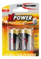 Produktbild: ANSMANN X-Power Batterie Alkalibatterie 2-Stück Baby C 1,5V LR14